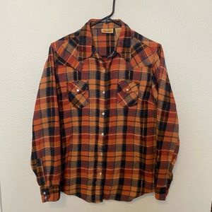Wrangler Pearl Snap Flannel